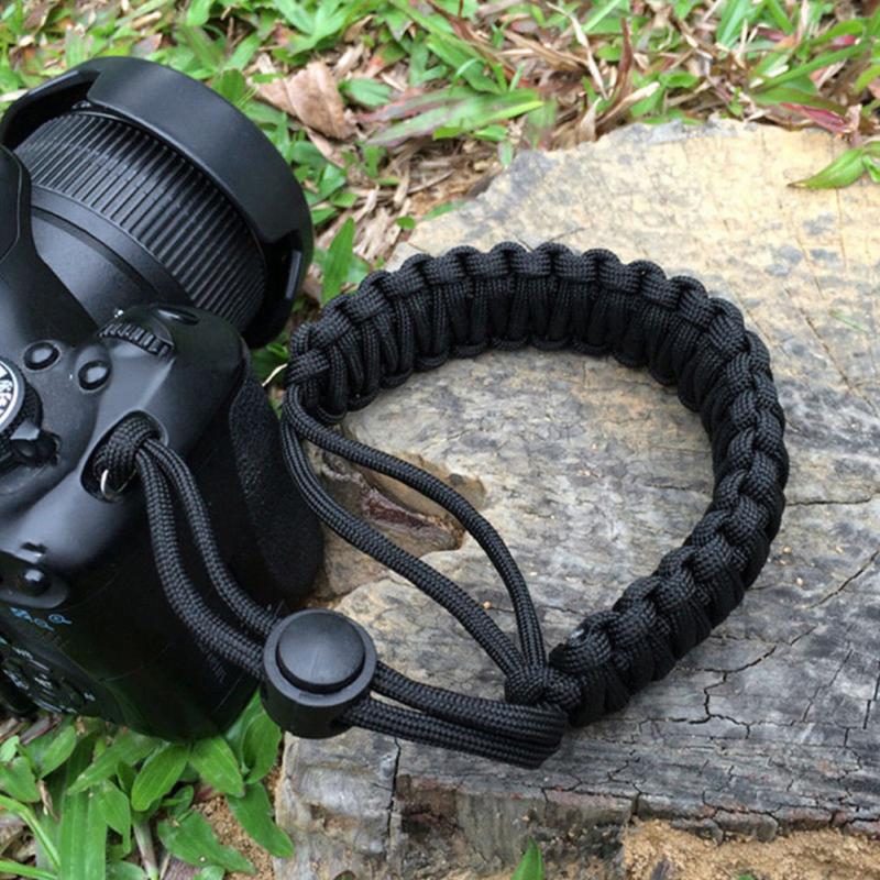 Strong Adjustable Camera Wrist Lanyard Strap Grip Weave Cord for Paracord DSLR #06