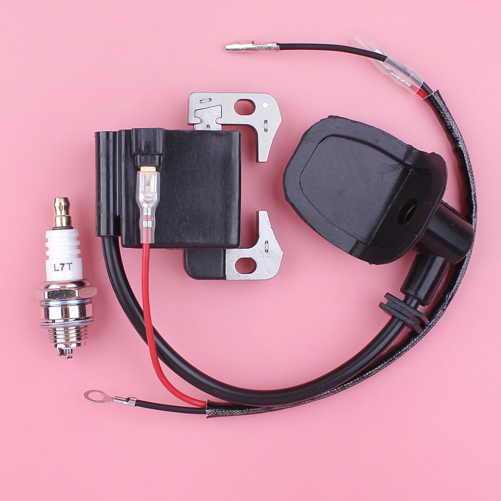 Ignition Coil Module Spark Plug Kit For Robin NB411 EC04 BG411 CG411 Trimmer Brush Cutter Engine Motor Part