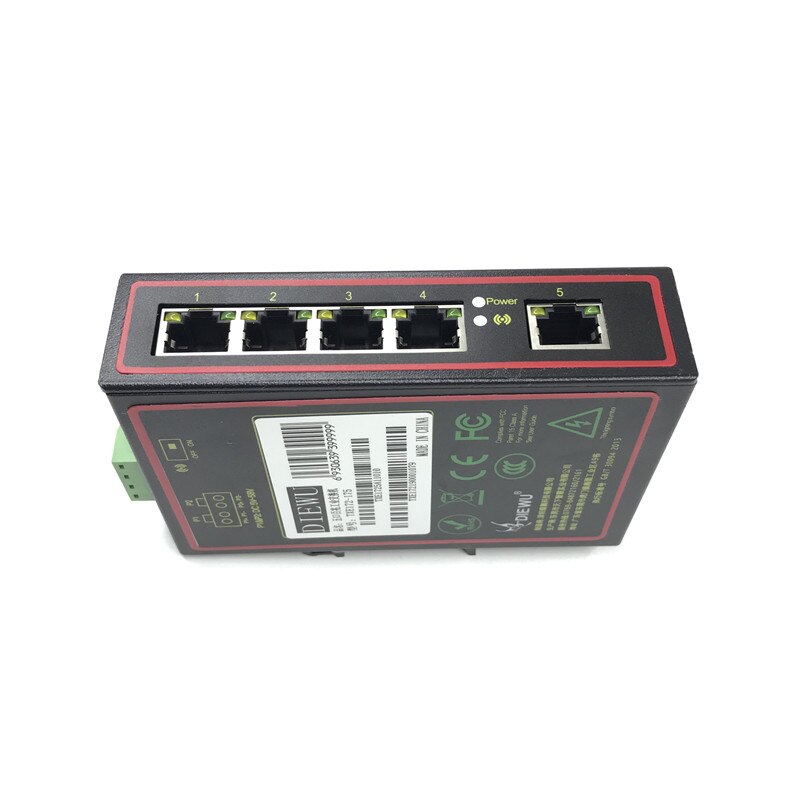 industrial switch 10/100Mbps 5 port ethernet industrial switch5V-58V 5 port ethernet switch network switch