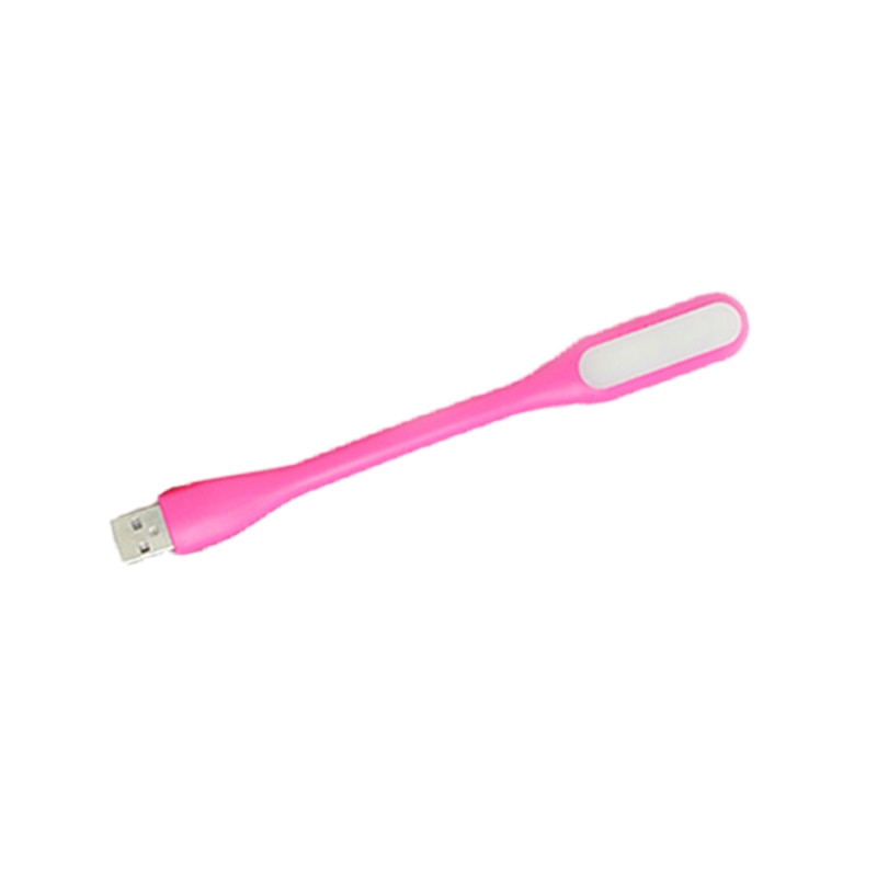Mini bærbar usb led lampe 5v 1.2w super skarp boglys læselampe til powerbank pc bærbar notebook tslm 1: Lyserød