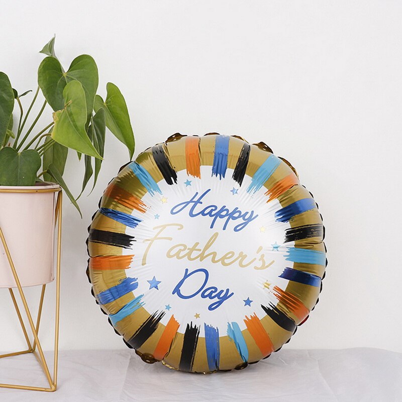 Ballons à hélium pour fête des pères, 18 pouces, espagnol, à feuille, décoration de fête
