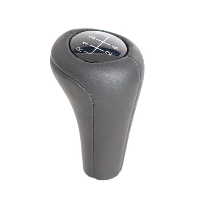 5 6 Speed Car Gear Shift Knob for BMW E46 E90 E91 E92 E93 E30 E32 E34 E36 E38 E39 E53 E60 E63 E83 E84 E87 Lever Stick Accessory: 5 speed leather B