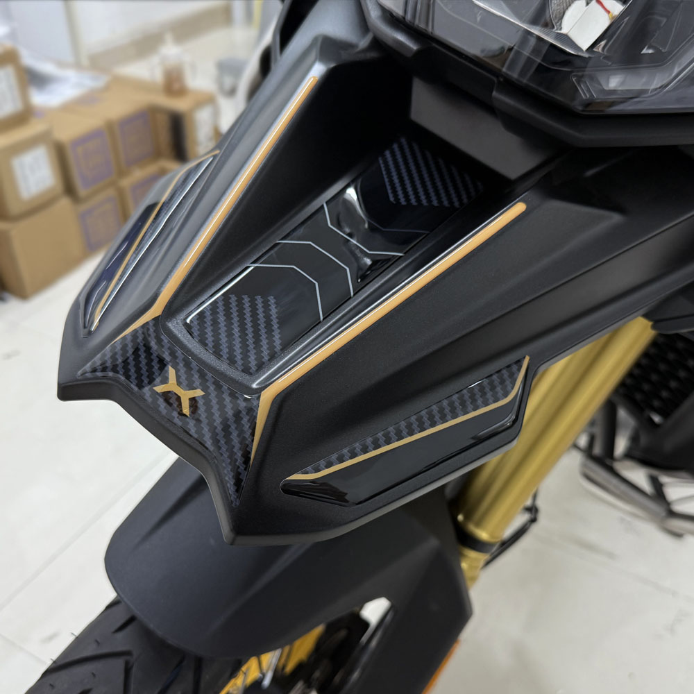 Kit adesivi moto Adesivo protezione pico anteriore in resina epossidica 3D per VOGE VALICO 900DSX DS900X DSX900 900dsx 2024