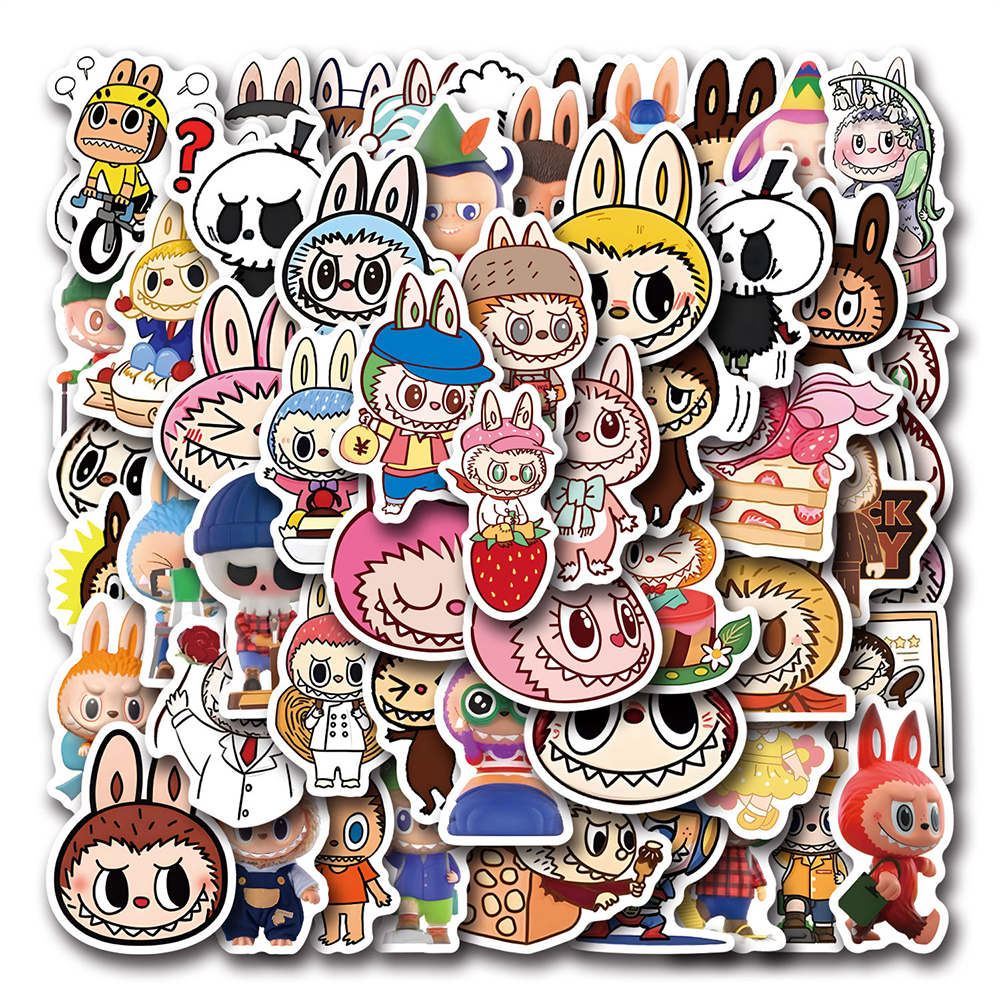 10/30/55Pcs Labu Sticker Schattige Cartoon Graffiti Decoratie Notebook Plakboek Laptop Bagage Telefoonhoes Waterdicht Sticker Speelgoed
