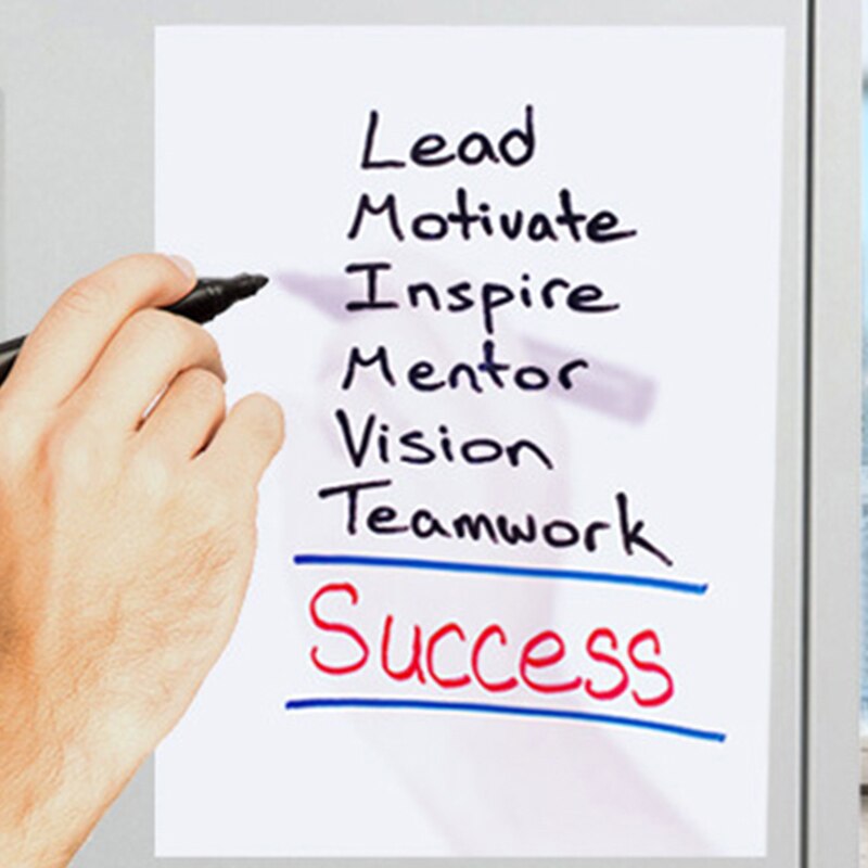 Magnetische Whiteboard Whiteboard Schrijven Onderwijs Praktijk White Board A4 Size Tekening Koelkast Magneet Stickers Deur Muur Board