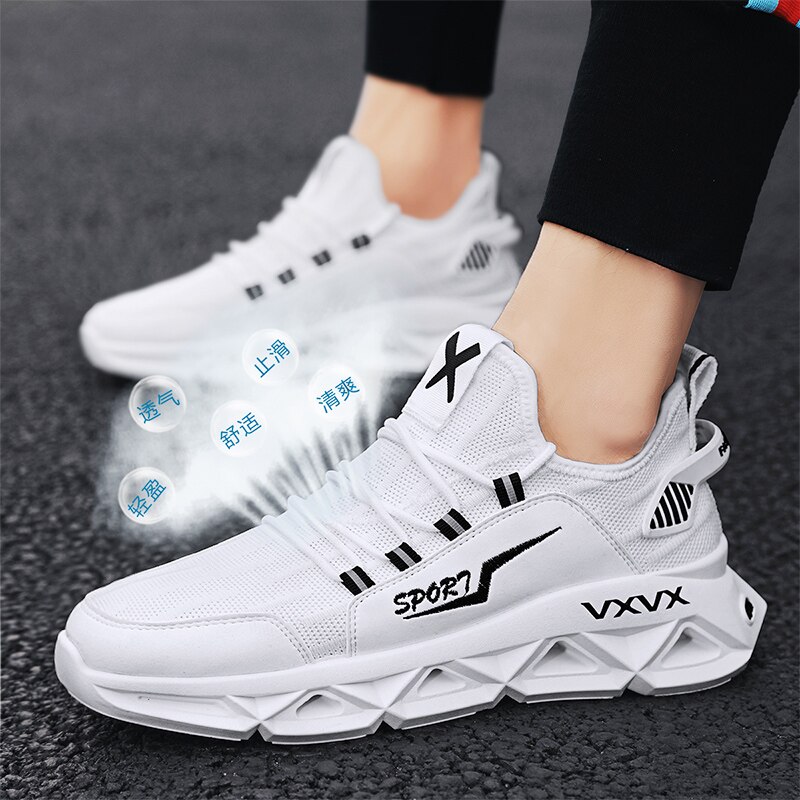 Forårssneakers mænd fritidssko mænd sko lette vandresko mænd sneakers mandlige sko zapatillas hombre