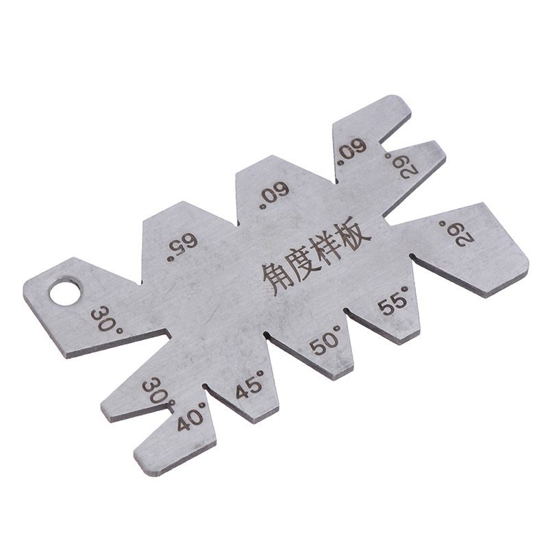 1PC Stainless Steel Machining Threads Cutting Angle Arc Model Angles Measure Tool Screw Cutting Gauge