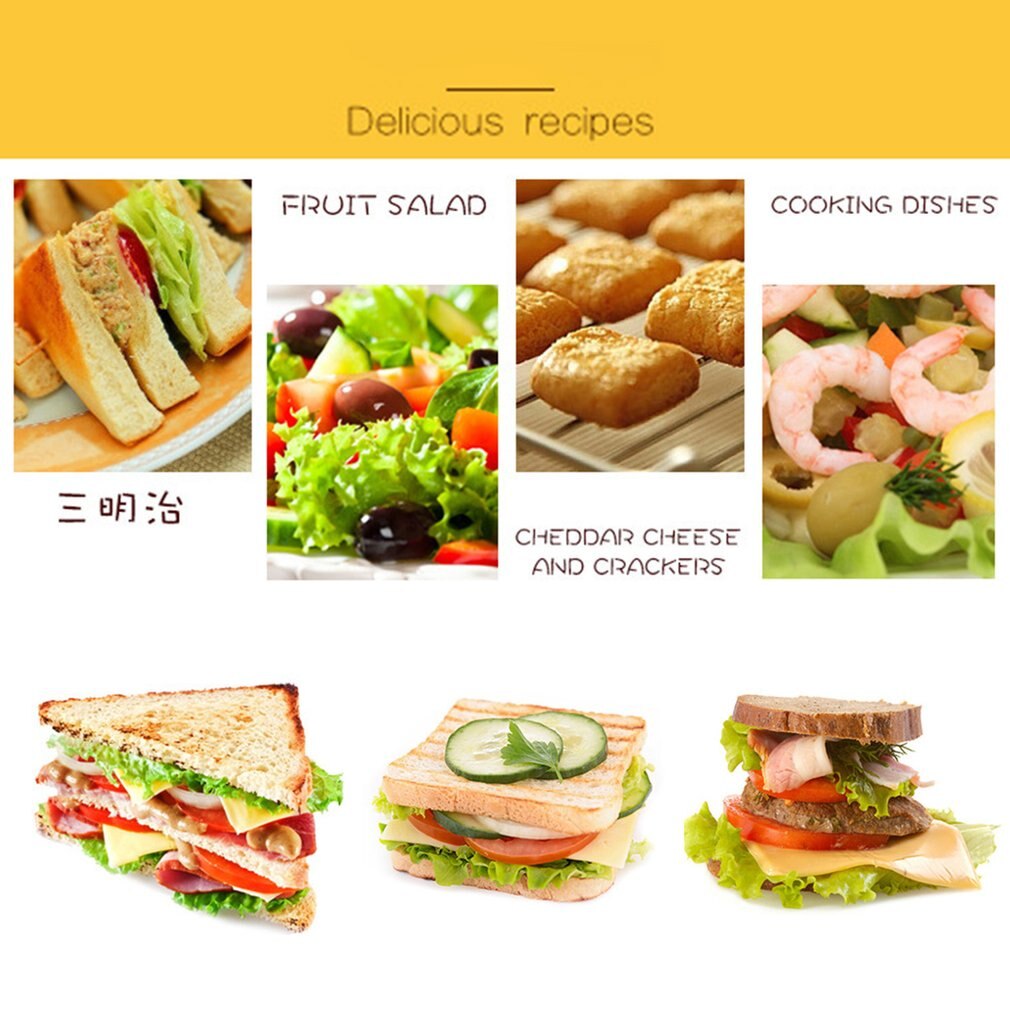 Automatic Toaster 2-slice Breakfast Sandwich Maker Machine 800W 220V 7-speeds Baking Cooking Appliances Home Office Toaster 60hz