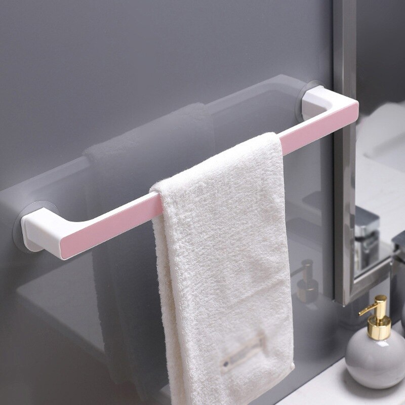 Badkamer Handdoek Opbergrek Muur Gemonteerde Badkamer Haak Gratis Geperforeerde Rag Opknoping Houder Keuken Doekjes Opknoping Gadgets: plum