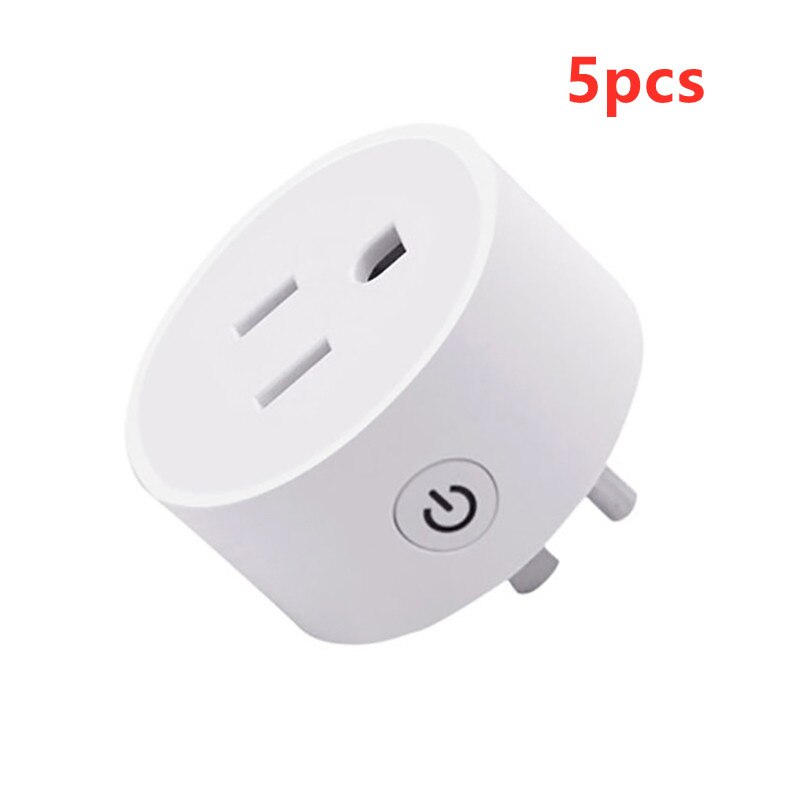 5 Pcs Mini Smart Plug US Plug WIFI Smart Socket Smart Timer Voice Control Work With Siri Alexa Google Assisitant: 5pcs