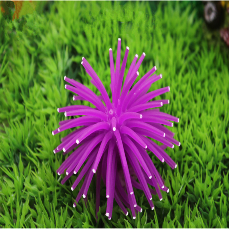 Sucker Coral Aquarium Artificial Coral Plant Glowing Artificial Jellyfishes Underwater Landscape Fish Tank Aquarium Accessories