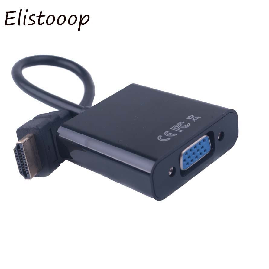 1080p hdmi-kompatibel til vga adapter digital til analog konverter kabel til xbox  ps4 pc laptop tv boks til projektor displayer hdtv