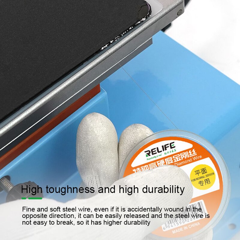 Separating Wire RELIFE RL-059A 059B 059C Special High Hardness Diamond Wire Cutting for Screen LCD Separation Line Separator Aid