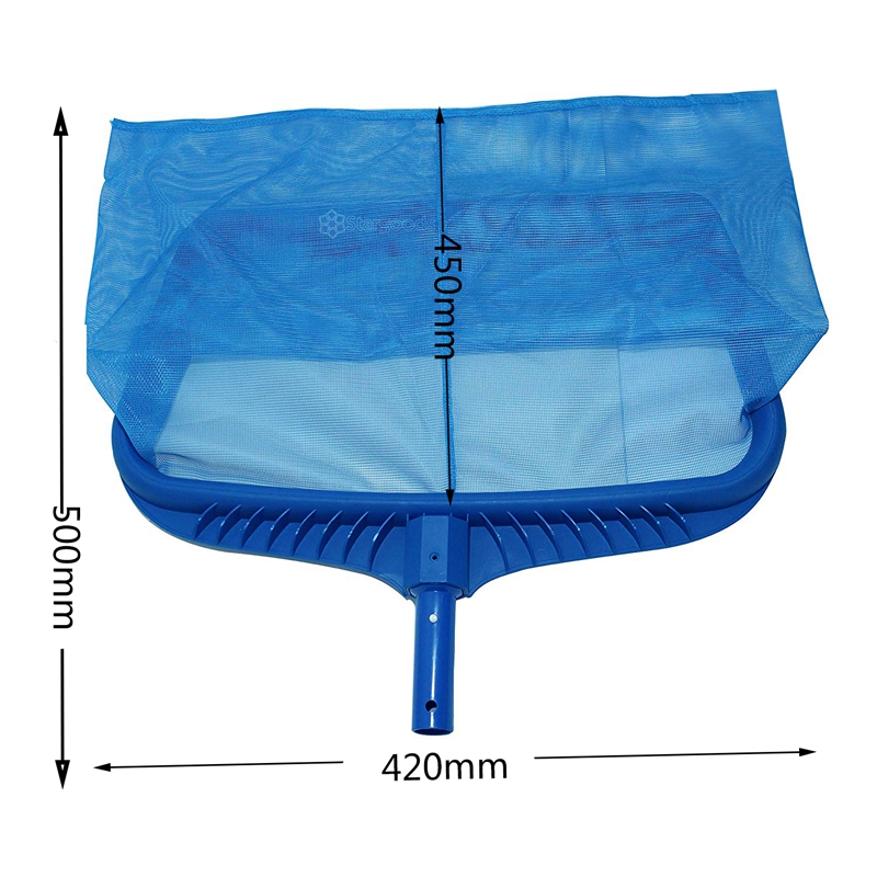 Skimmer Net, Heavy Duty Leaf Rake Cleaning Tool, Fine Mesh Net Bag Catcher CNIM