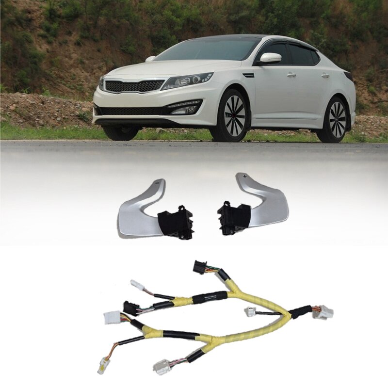 Car Paddle Shift Shifter Switch Set for KIA Optima / K5 967702T000 967802T000 96770-2T000 96780-2T000