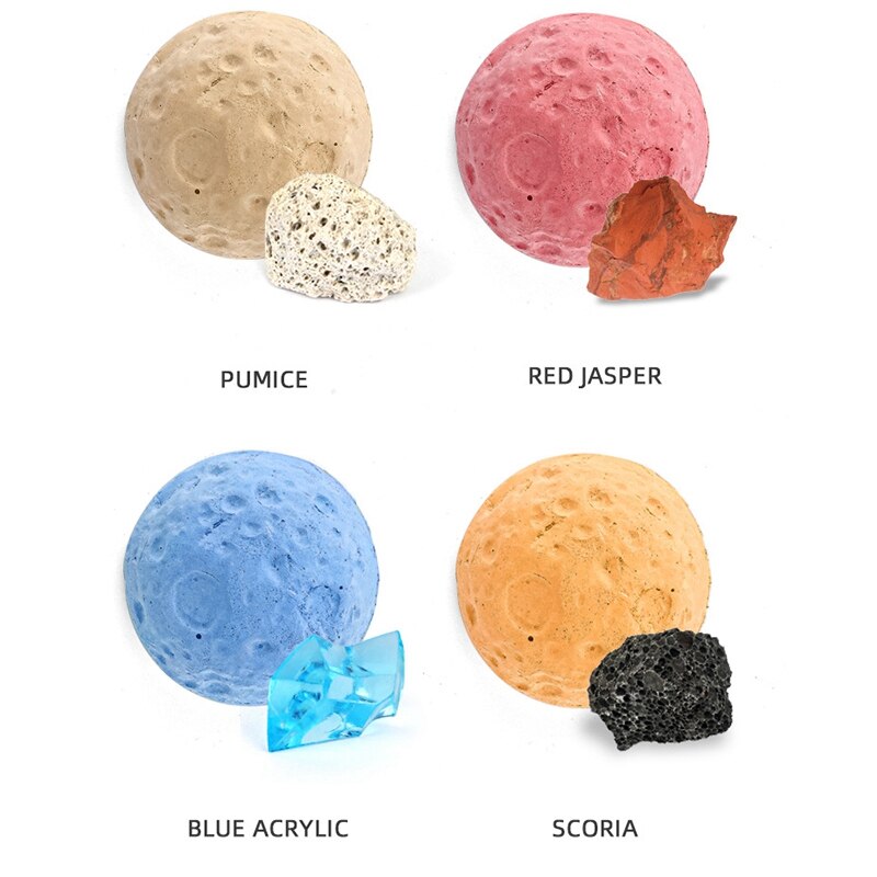 Fbil-Kleurrijke Edelsteen Graven Kit Opgraving Kit Kids Diy Wetenschap Educatief Archeologische Speelgoed Biologie Speelgoed