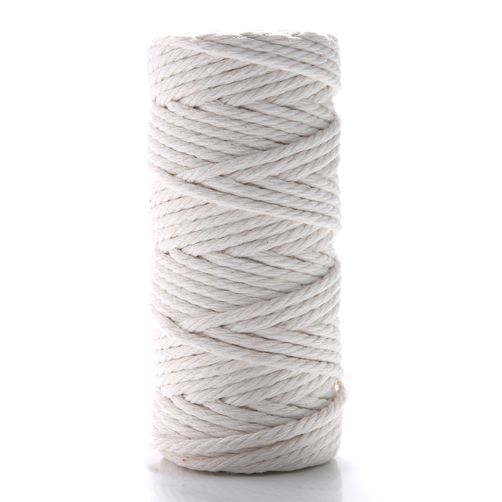 iYOE 28m/Roll 3mm Solid Color Cotton Cord Thread Making Macrame String Diy Craft Accessories Home Decoration: 8