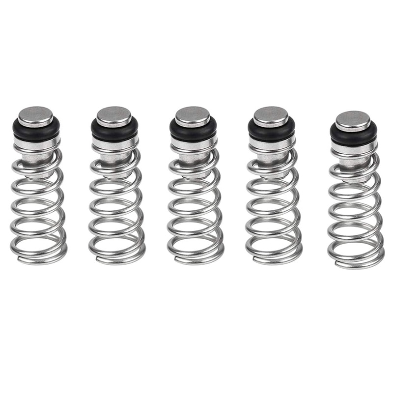 5PCS Poppet Valve Universal Poppet Valve Keg Poppet Valve Ball Lock Poppet Valve Pin Lock Poppet for Homebrewing
