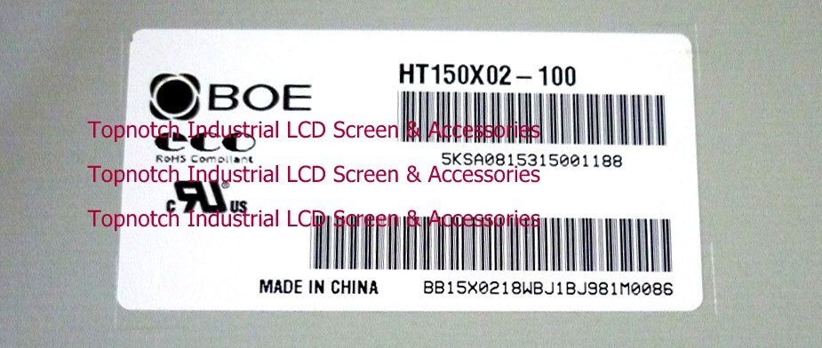 HT150X02-100 15" LCD SCREEN DISPLAY PANEL