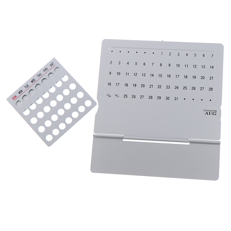 1 pieza nueva fabricación de Metal perpetuo único 100 años calendario perpetuo suministros de oficina
