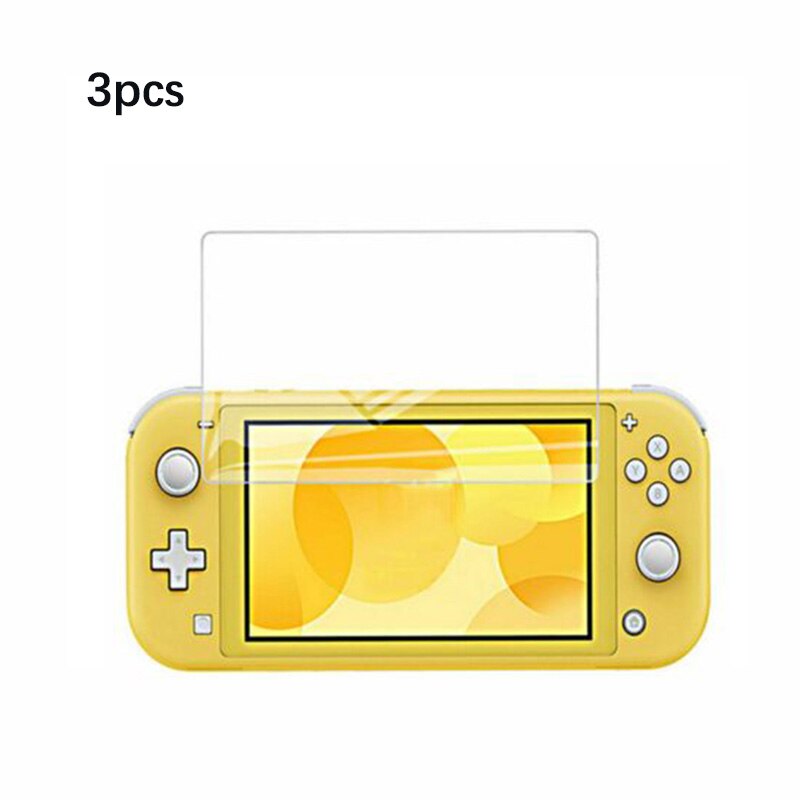 9H Hd Beschermende Gehard Glas 1Pcs/2Pcs/3Pc Voor Nintendo Switch Ns Screen Protector voor Nintendo Schakelaar Lite Bescherming Film: 3pcs