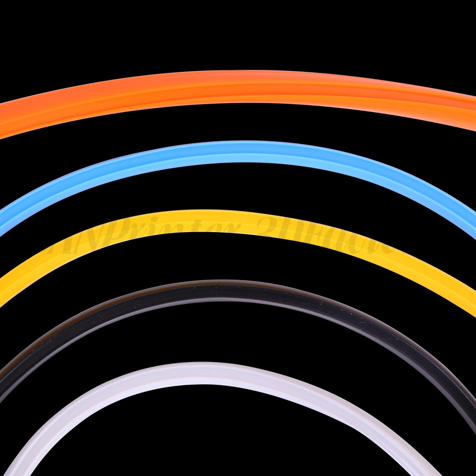 1 meter 20/30/40/50 serie 6mm/8mm /10mm vlakke afdichting voor aluminium profiel zachte sleufafdekking/paneelhouder c-balk machine