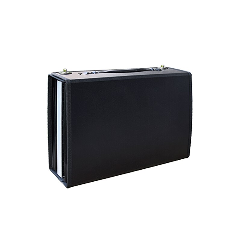 Plastic 27 Pockets Carry Case A4 Document Organizer Self Standing Accordion File Box with Handle Expandable Wallet Briefcase