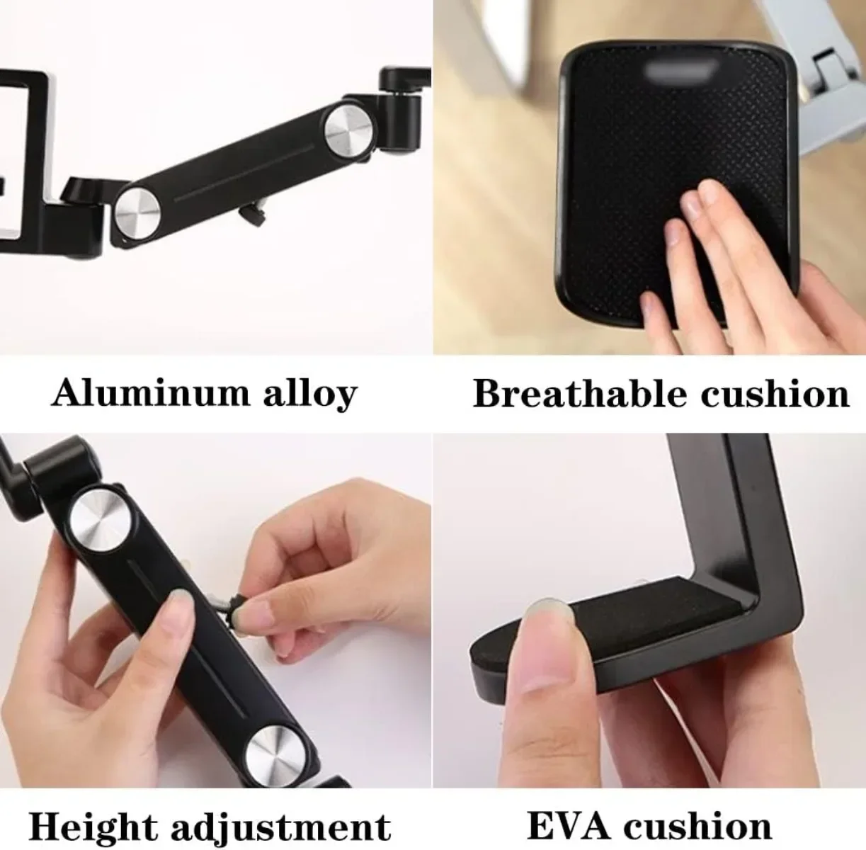 Ergonomische Armlehnen-Stützverlängerung für Schreibtischcomputer 360 ° Rotierendes Ellenbogenkissen, Handgelenkauflage, Halter für Zuhause und Büro