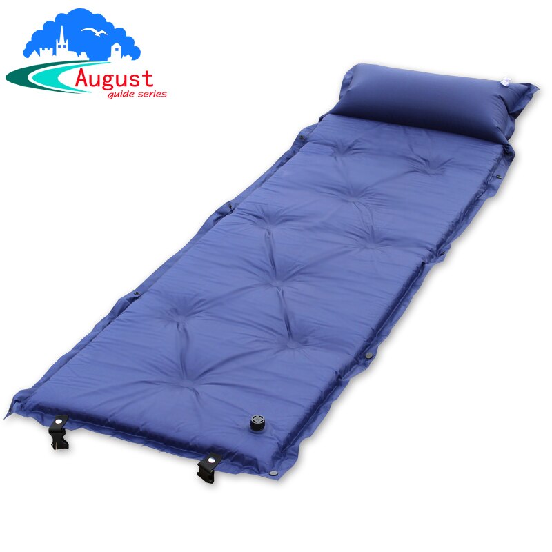 Inflatable Outdoor Camping Mat Self Inflating Air Mattress Sleeping Pad Air Bed Joinable With Pillow