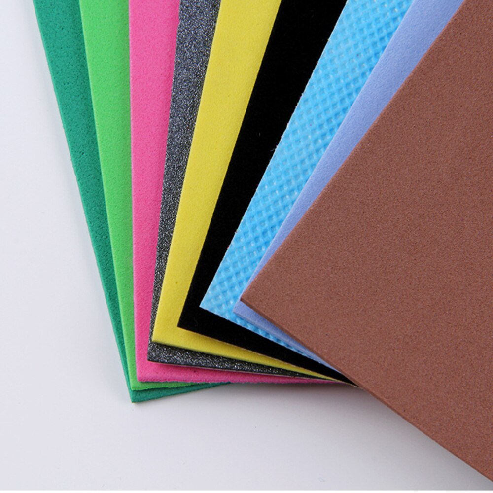 10 PCS Foam Sheets Self-adhesive Sheets Assorted Colours For DIY Craft