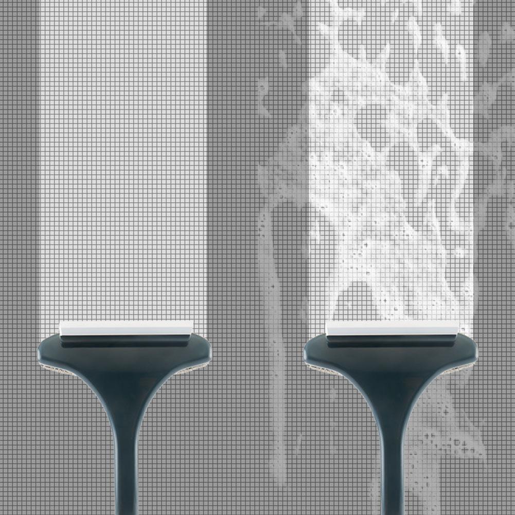 Brosse de nettoyage spécial pour moustiquaire, outil multifonctionnel de nettoyage de vitres de voiture et de ménage