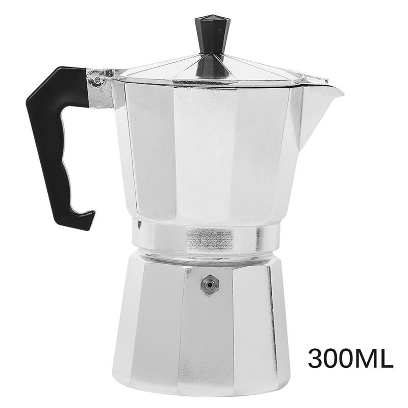 Keitin moka perkolaattori kattila italialainen espresso latte cafetiere kahvinkeitin 1 kuppi 3 kuppi 6 kuppia perkolaattori mokka latte kahvi