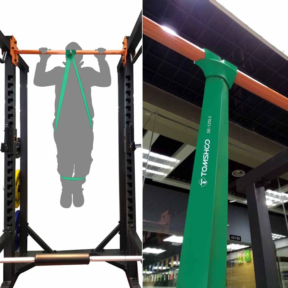 Tomshoo 9 stk modstandsbånd sæt bandas elastikker fitness træningsbånd modstandsbånd fitnessudstyr bandas de resistencia