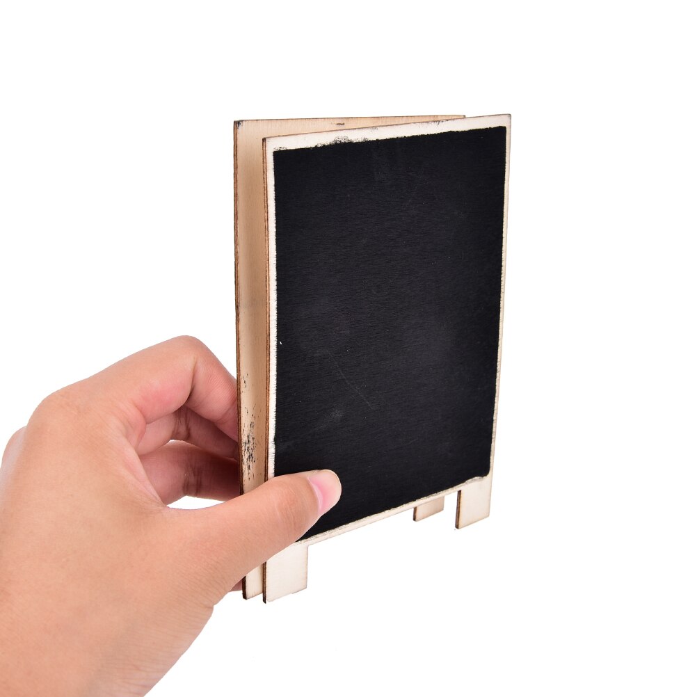 Mini Houten Schoolbord Schoolbord Diy Houten Plaats Kaarthouder Tafel Nummer Voor Wedding Event Party Valentijnsdag