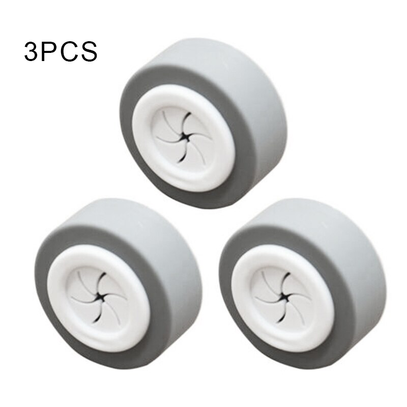 3 stk push-in holdere selvklæbende push in viskestykker kludholder multifunktionel væg badeværelse køkkenbøjler: Grå