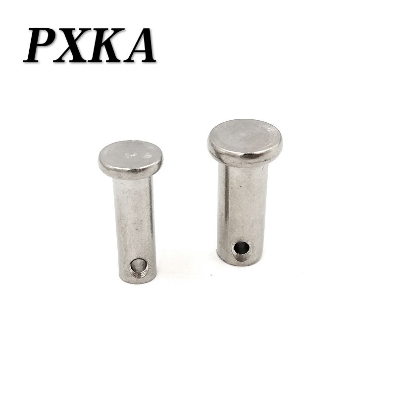 M3M4M5M6M8M10mm 304 stainless steel pin/flat head pin with hole/bolt/pin/cylindrical pin/anti-rust and anti-corrosion