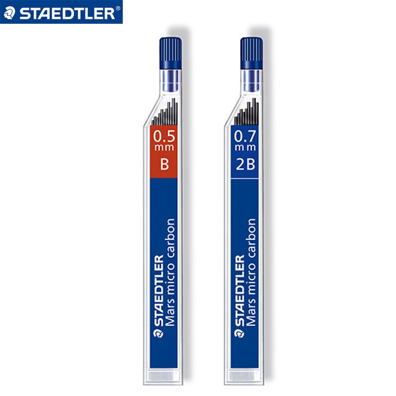 STAEDTLER 05mm/07mm Super Tough Vulpotlood Lood Core 2 H HB B 2B Niet Gebroken potloden Refill