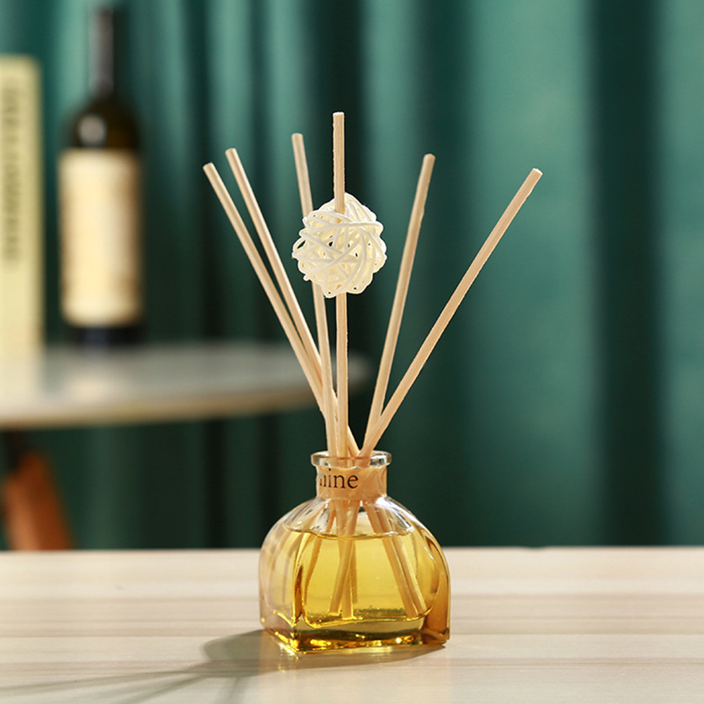 100 piezas palos de caña de ratán fragancia Natural recto Reed Difusor Aroma difusor del aceite del palos de Rattan