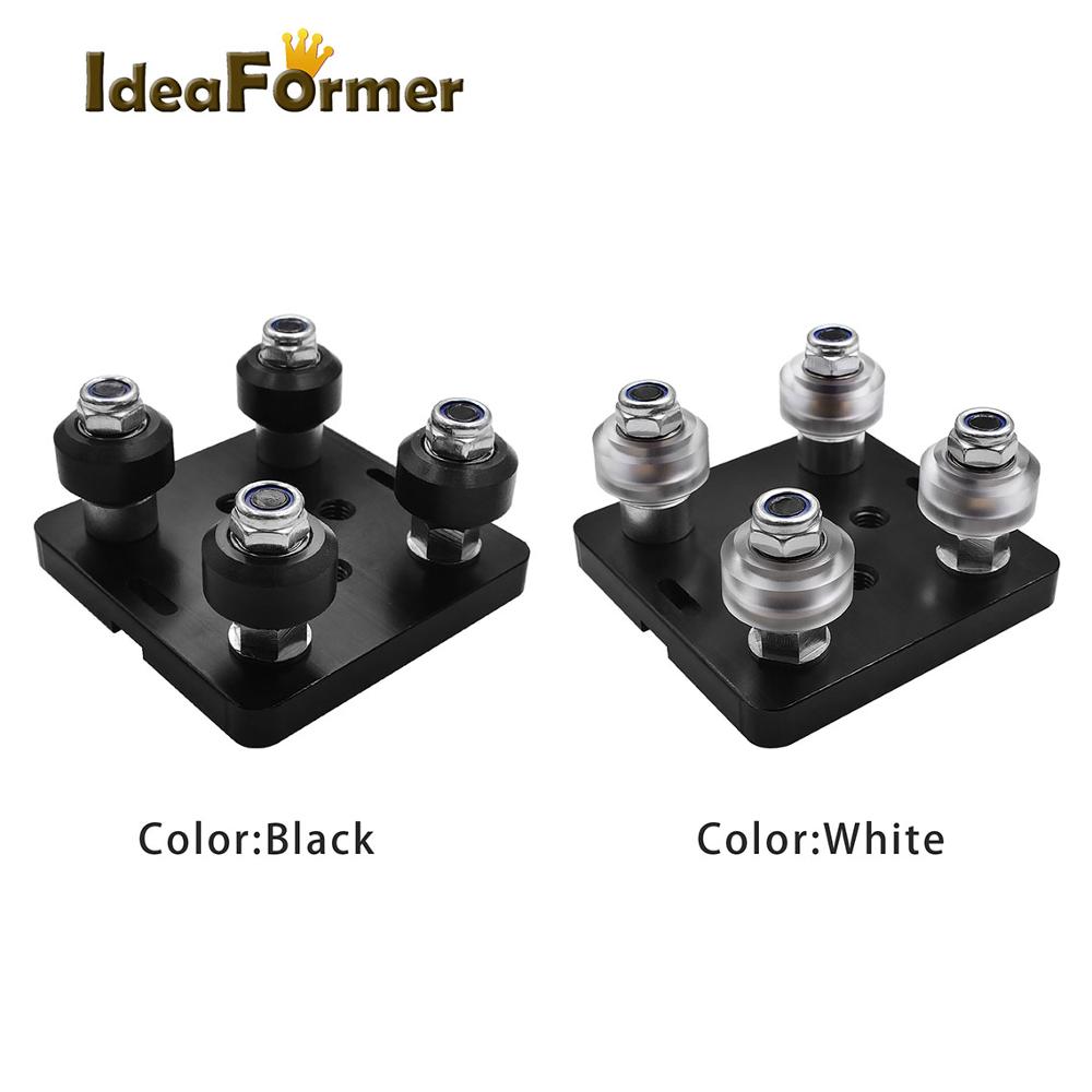 1 Set Openbuilds V slot gantry plat set spezielle rutsche Platte Für 2040 V-slot aluminium profile mini roulette kit 3D Drucker teile