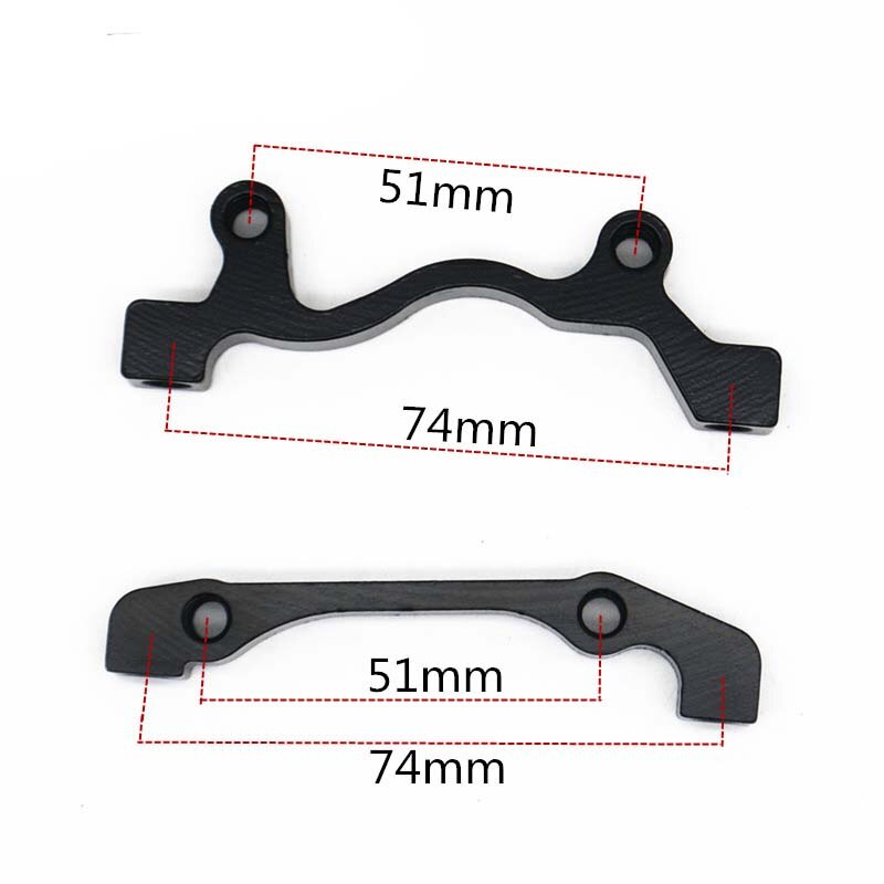 Adaptador de montaje de freno de disco ZOOM para todos los frenos de disco F160 R160 (delantero F160/R140 trasero R160/F180)