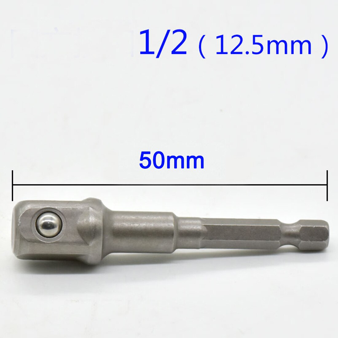 Unbrakonøgle drev el-borehul bore adapter sokkel udvidelse bit adapter sæt 1/4 3/8 1/2 skruetrækker værktøj: Et sekund