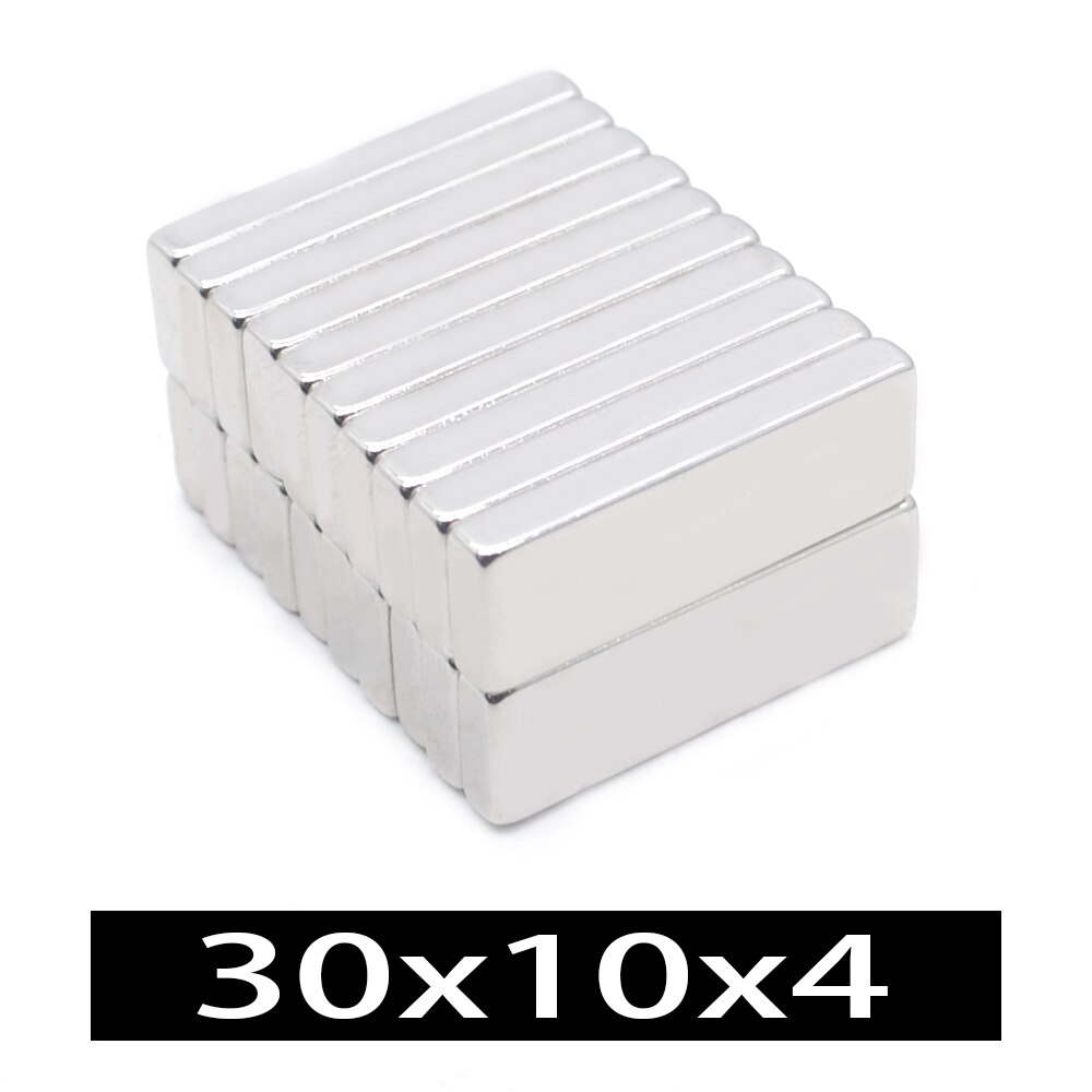 Neodymium Magnet Bar 30x10x4mm Samll Rectangle Magnets Super Strong Powerful Permanent Rare Earth Magnets Imanes Magnetic Strip