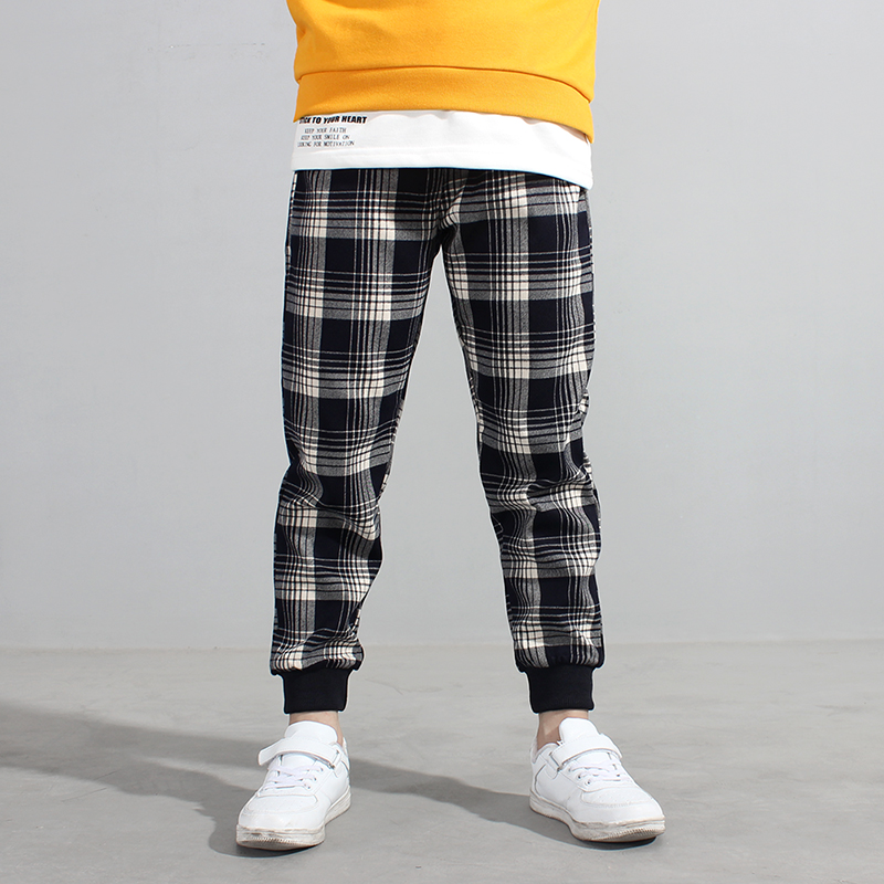 Pantaloni per bambini ragazzi primavera 2022 4 5 8 10 12 anni pantaloni per adolescenti pantaloni sportivi lunghi scozzesi Casual autunnali