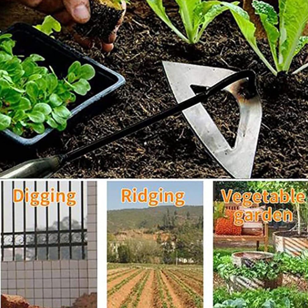 Hollow Hoe Handheld Weeding Rake Planting Vegetable Farm Garden Agriculture Tool Weeding Accessories