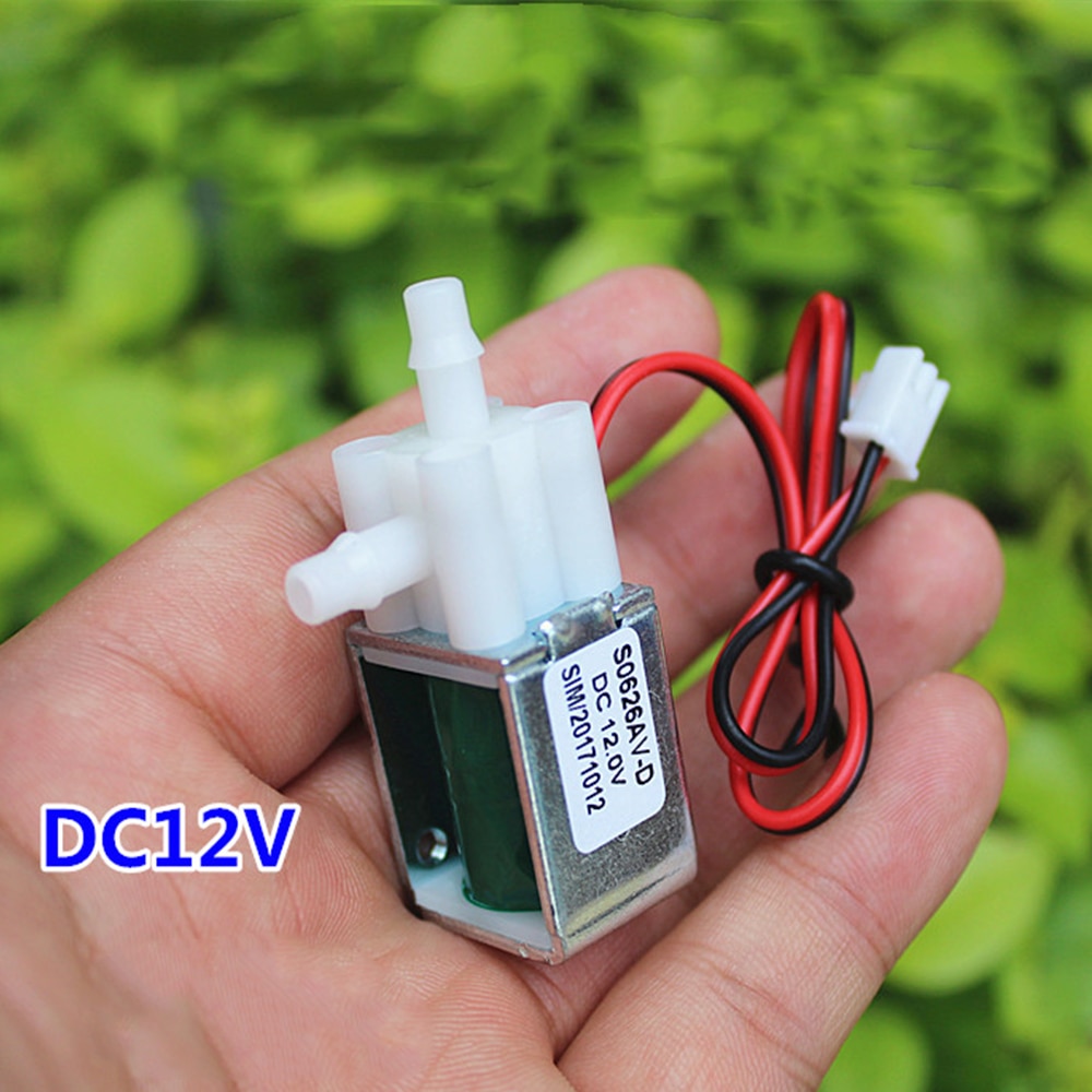DC 12V Normally Closed N/C Electric Control Solenoid Discourage Air Water Valve Micro Mini Electric Vent Valve Whosale