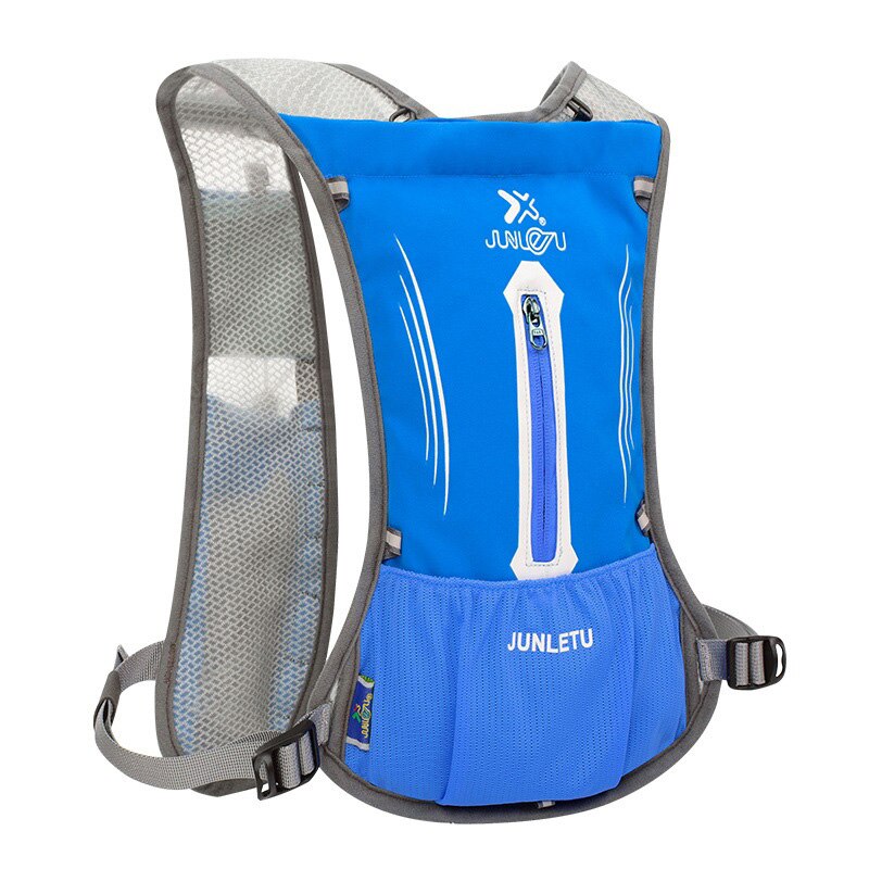 2L draussen wasser tasche Sport Camping wasser tasche männer und frauen wasser tasche Rucksack wandern radfahren wasser tasche weiches wasser flasche: Blau