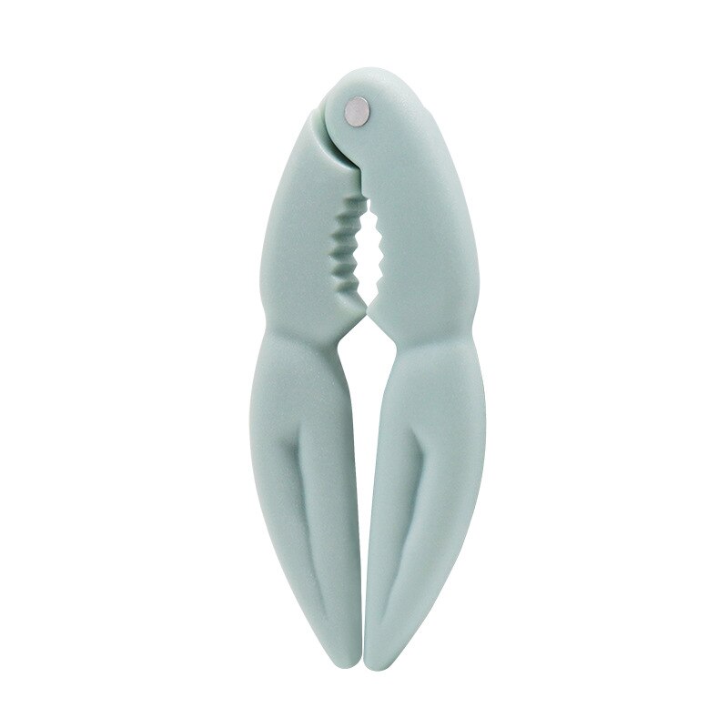Creatieve Moer Opener Walnoot Clip Huishouden Krab Eten Tool Krab Clip Sheller Keuken Crab Claw Tool Oyster Opener Mes Set: Blauw