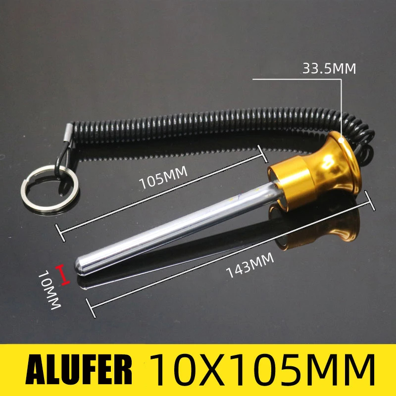 Magnetische bout Gym krachtapparatuur Gewichtsplaat Aanpassing Riemlijn Magnetische plug Pin Hoofd Fitnessapparatuur Accessoires: GRIJS