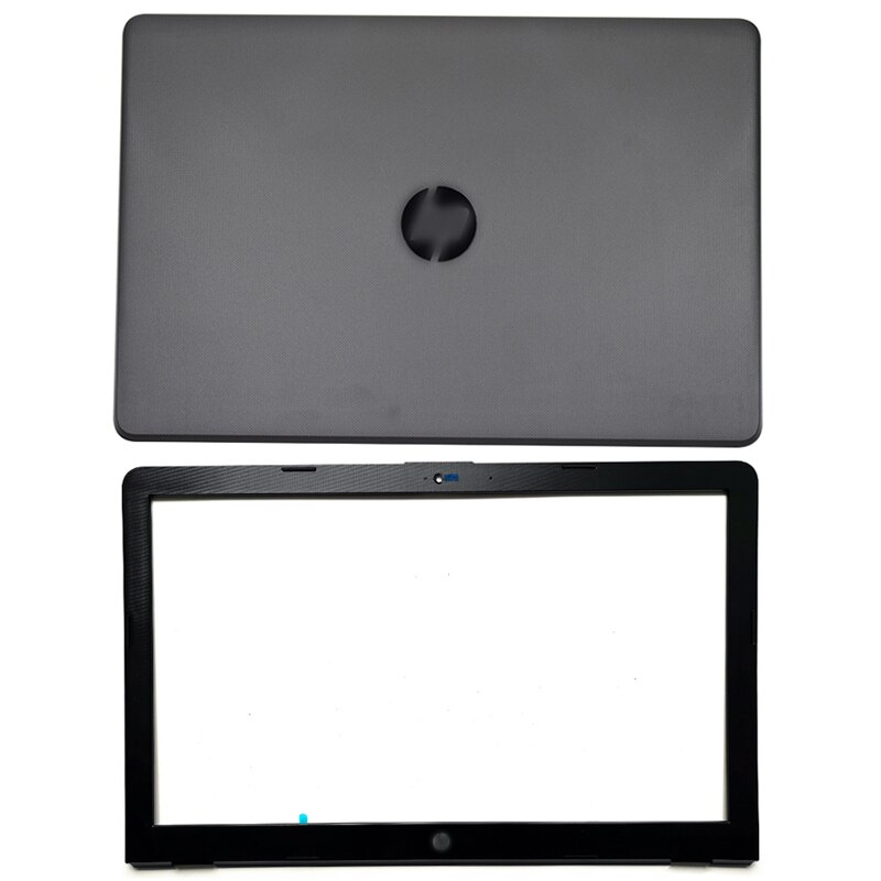 Laptop LCD Back Cover/Front bezel/LCD Hinges/Palmrest/Bottom Case For HP 15-BS 15T-BS 15-BW 15Z-BW 250 G6 255 G6 929893-001 Gray: AB Cover