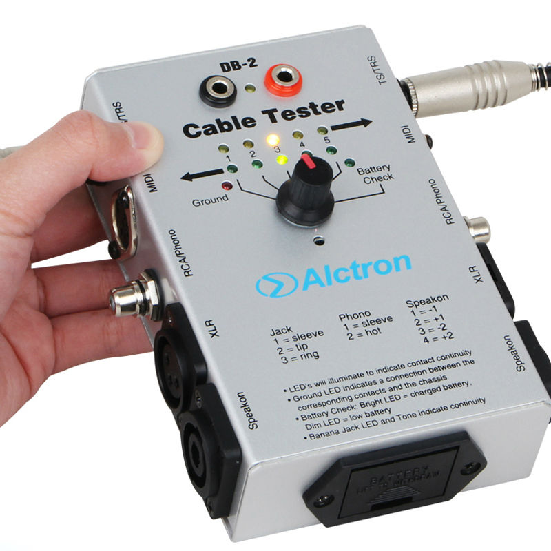 Alctron db-2 Audio cable measuring line test cable tester instrument sound engineering assistant
